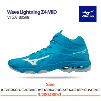 Giày bóng chuyền WAVE LIGHTNING Z4 MID XANH TRẮNG
